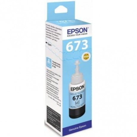 Картридж Epson T6735 (C13T67354A) для Epson L800, светло-голубой
Картридж Epson T6735 (C13T67354A) для Epson L800, светло-голубой