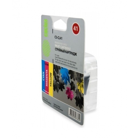 Картридж Cactus CS-CL41 голубой/пурпурный/желтый
Картридж Cactus CS-CL41 голубой/пурпурный/желтый