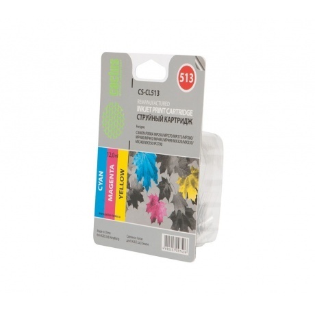 Картридж Cactus CS-CL513 голубой/пурпурный/желтый
Картридж Cactus CS-CL513 голубой/пурпурный/желтый