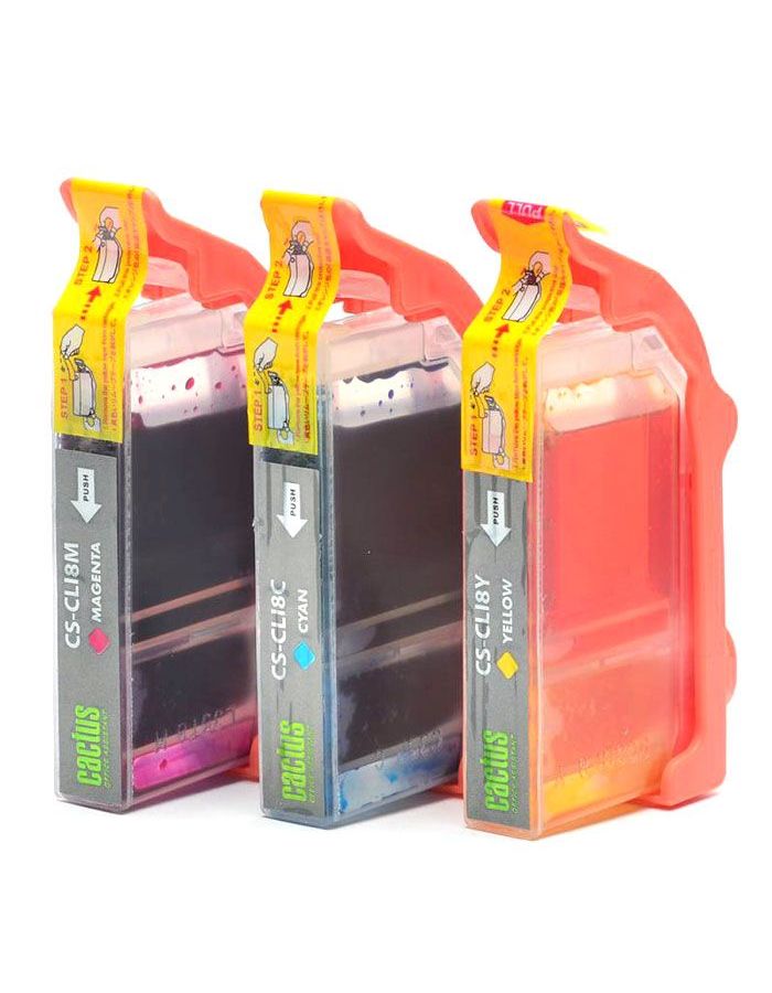 Картридж Cactus CS-CLI426C/M/Y голубой/пурпурный/желтый
Картридж Cactus CS-CLI426C/M/Y голубой/пурпурный/желтый