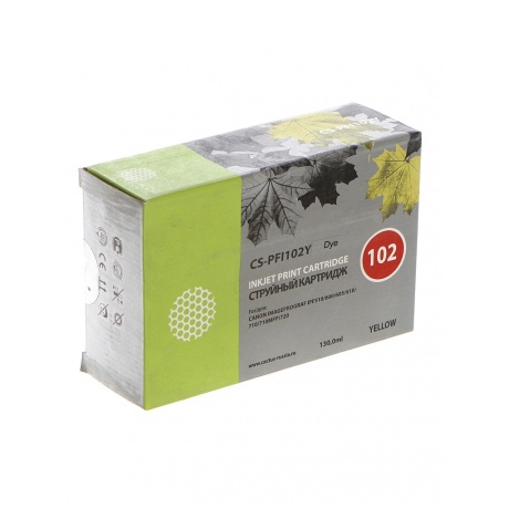 Картридж Cactus CS-PFI102Y желтый
Картридж Cactus CS-PFI102Y желтый