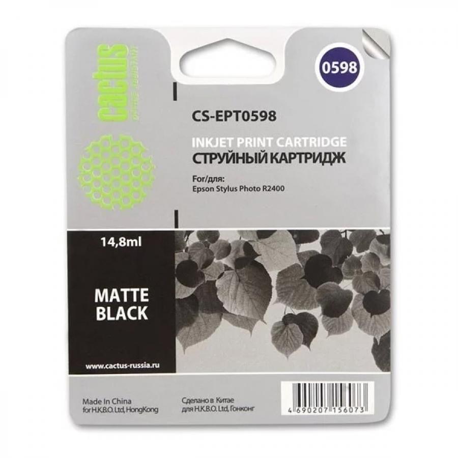 Картридж Cactus CS-EPT0598 черный матовый, Матовый черный
Картридж Cactus CS-EPT0598 черный матовый, Матовый черный