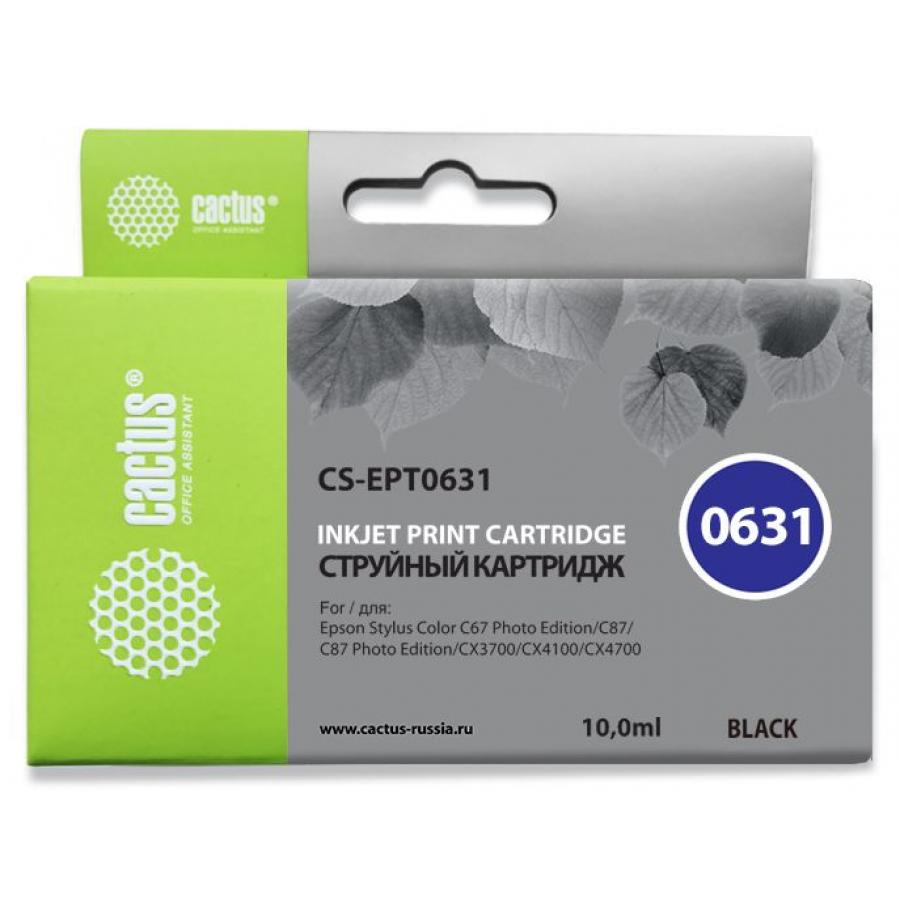 Картридж Cactus CS-EPT0631 черный
Картридж Cactus CS-EPT0631 черный