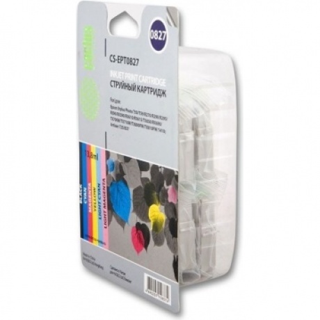 Картридж Cactus CS-EPT0827 черный/голубой/пурпурный/желтый/светло-голубой/светло-пурпурный
Картридж Cactus CS-EPT0827 черный/голубой/пурпурный/желтый/светло-голубой/светло-пурпурный