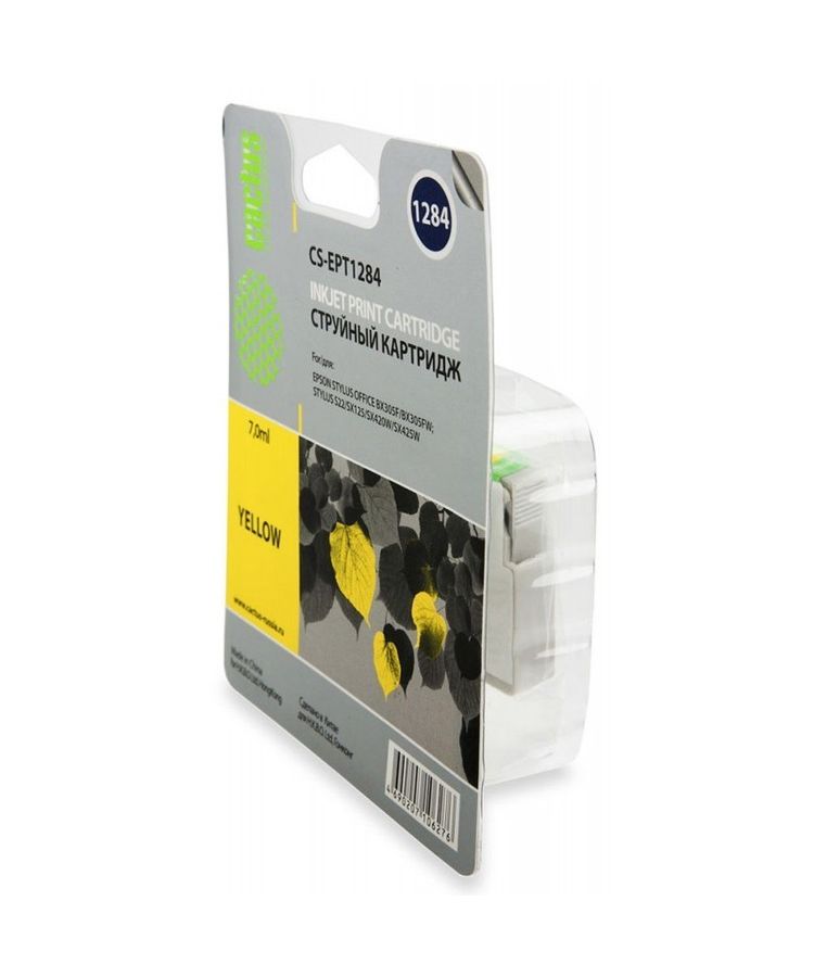 Картридж Cactus CS-EPT1284 желтый
Картридж Cactus CS-EPT1284 желтый