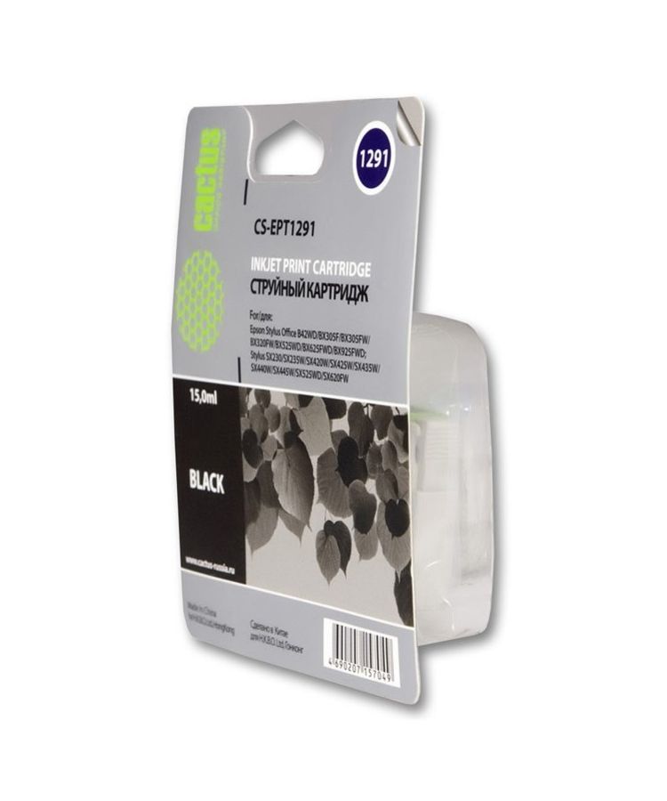 Картридж Cactus CS-EPT1291 черный
Картридж Cactus CS-EPT1291 черный