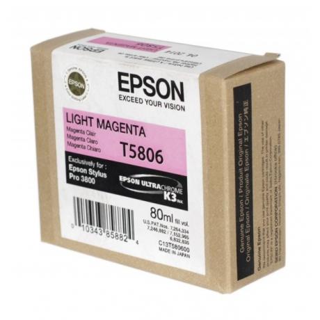 Картридж Epson T5806 (C13T580600) для Epson St Pro 3800, светло-пурпурный
Картридж Epson T5806 (C13T580600) для Epson St Pro 3800, светло-пурпурный