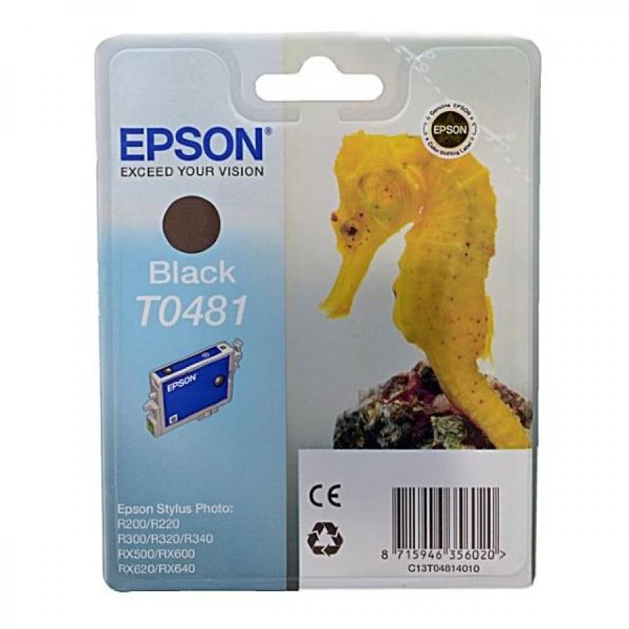 Картридж Epson T0481 (C13T04814010) для Epson St Ph R200/300/500/600, черный
Картридж Epson T0481 (C13T04814010) для Epson St Ph R200/300/500/600, черный