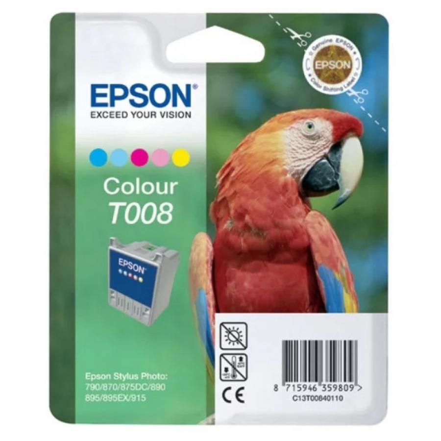 Картридж Epson T008 (C13T00840110) для Epson St Ph 870/790/890/895/915, цветной
Картридж Epson T008 (C13T00840110) для Epson St Ph 870/790/890/895/915, цветной