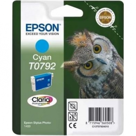 Картридж Epson T0792 (C13T07924010) для Epson P50/PX660, голубой
Картридж Epson T0792 (C13T07924010) для Epson P50/PX660, голубой