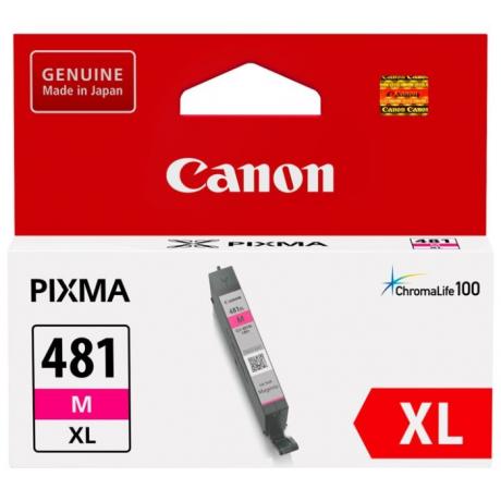 Картридж Canon CLI-481M XL (2045C001) для Canon Pixma TS6140/TS8140TS/TS9140/TR7540/TR8540, пурпурный
Картридж Canon CLI-481M XL (2045C001) для Canon Pixma TS6140/TS8140TS/TS9140/TR7540/TR8540, пурпурный