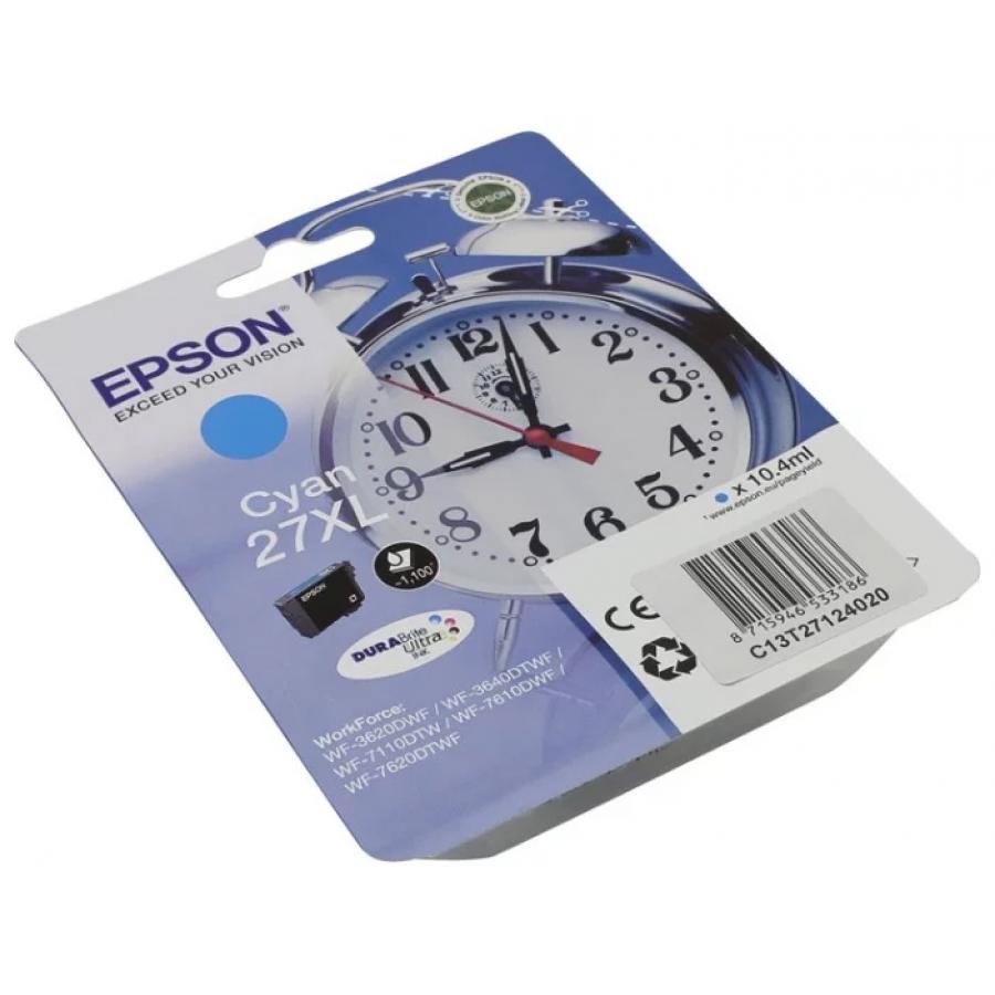 Картридж Epson T2712 (C13T27124022) для Epson WF7110/7610/7620, голубой
Картридж Epson T2712 (C13T27124022) для Epson WF7110/7610/7620, голубой