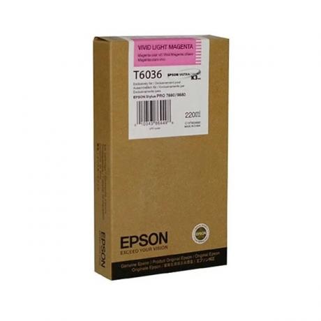 Картридж Epson T6036 (C13T603600) для Epson St Pro 7880/9880, светло-пурпурный
Картридж Epson T6036 (C13T603600) для Epson St Pro 7880/9880, светло-пурпурный