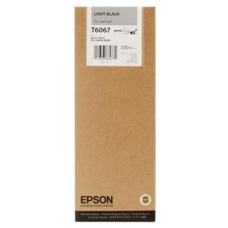Картридж Epson T6067 (C13T606700) для Epson St Pro 4880, серый
Картридж Epson T6067 (C13T606700) для Epson St Pro 4880, серый