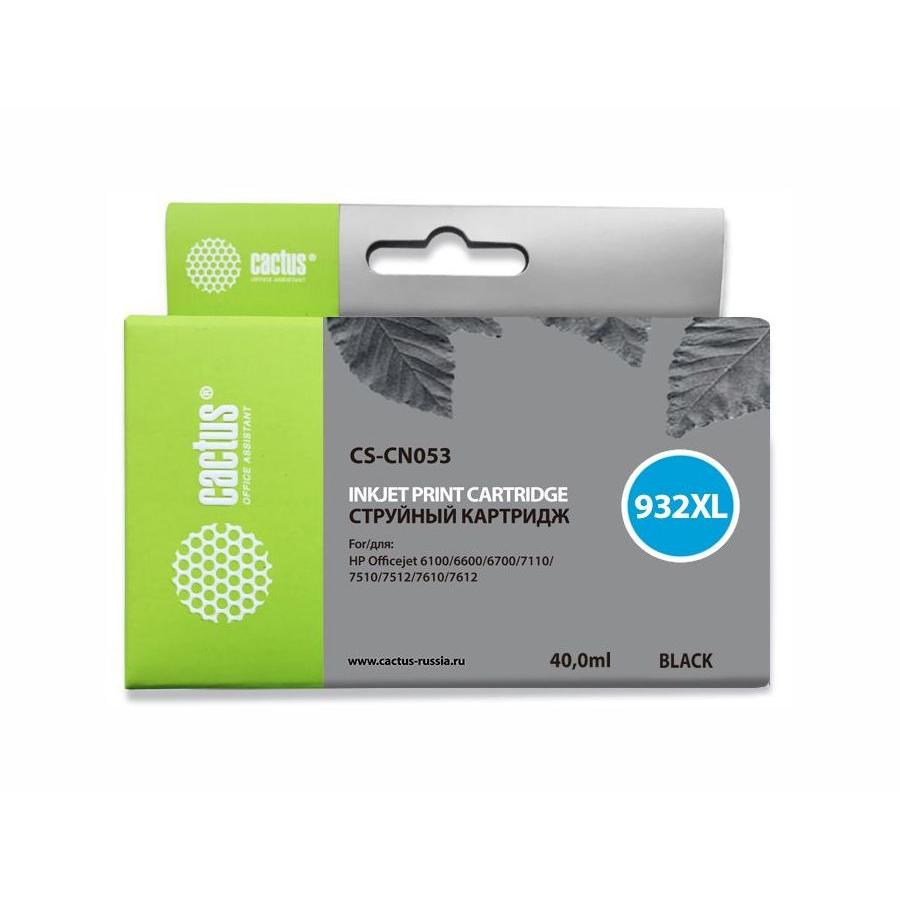 Картридж Cactus CS-CN053 №932 для HP DJ 6600, черный
Картридж Cactus CS-CN053 №932 для HP DJ 6600, черный