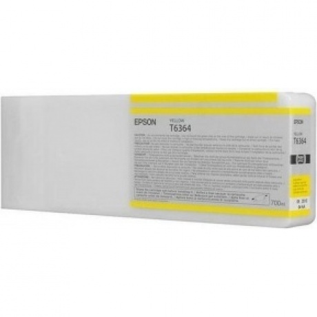 Картридж струйный Epson T6364 C13T636400 желтый (700мл) для Epson St Pro 7900/9900
Картридж струйный Epson T6364 C13T636400 желтый (700мл) для Epson St Pro 7900/9900