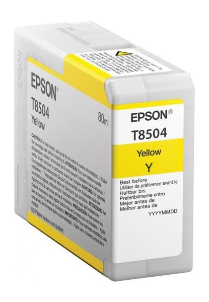 Картридж струйный Epson T8504 C13T850400 желтый (80мл) для Epson SureColor SC-P800
Картридж струйный Epson T8504 C13T850400 желтый (80мл) для Epson SureColor SC-P800
