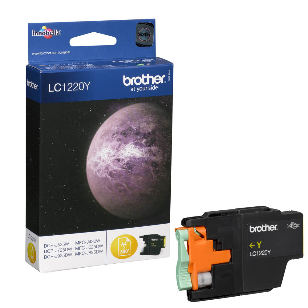 Картридж струйный Brother LC1220Y желтый (300стр.) для Brother MFC-J430W/J825DW/DCP-J525W
Картридж струйный Brother LC1220Y желтый (300стр.) для Brother MFC-J430W/J825DW/DCP-J525W