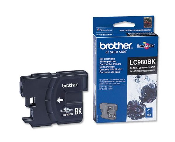 Картридж струйный Brother LC980BK черный (300стр.) для Brother DCP-145C/165C/MFC-250C
Картридж струйный Brother LC980BK черный (300стр.) для Brother DCP-145C/165C/MFC-250C
