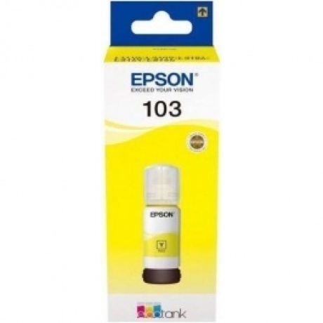 Картридж струйный Epson 103Y C13T00S44A желтый (65мл) для Epson L3100/3110/3150
Картридж струйный Epson 103Y C13T00S44A желтый (65мл) для Epson L3100/3110/3150