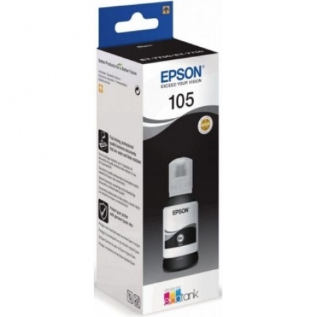 Картридж струйный Epson 105BK C13T00Q140 черный (70мл) для Epson L7160/7180
Картридж струйный Epson 105BK C13T00Q140 черный (70мл) для Epson L7160/7180