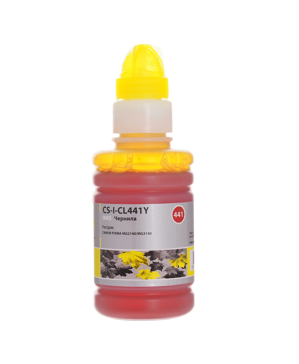 Чернила Cactus CS-I-CL441Y желтый (100мл) Canon Pixma MG2140/MG3140
Чернила Cactus CS-I-CL441Y желтый (100мл) Canon Pixma MG2140/MG3140