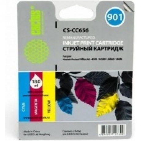 Картридж струйный Cactus CS-CC656 №901 многоцветный для HP DJ 4500 series/J4524/J4535/J4580/J4624/J4660/J4680 (18мл)
Картридж струйный Cactus CS-CC656 №901 многоцветный для HP DJ 4500 series/J4524/J4535/J4580/J4624/J4660/J4680 (18мл)