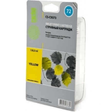 Картридж струйный Cactus CS-C9373 фото желтый для HP DJ T610/T620/T770/T1100/T1100/T1120/T1200 (130м
Картридж струйный Cactus CS-C9373 фото желтый для HP DJ T610/T620/T770/T1100/T1100/T1120/T1200 (130м