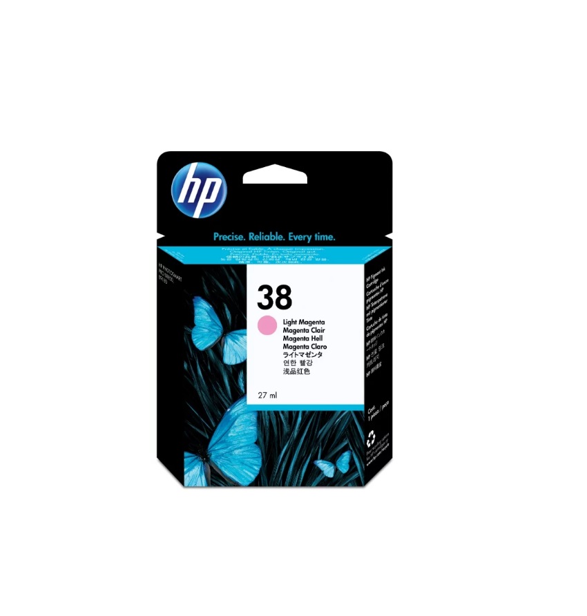 Картридж HP C9419A No38 light magenta для Photosmart Pro B9180
Картридж HP C9419A No38 light magenta для Photosmart Pro B9180