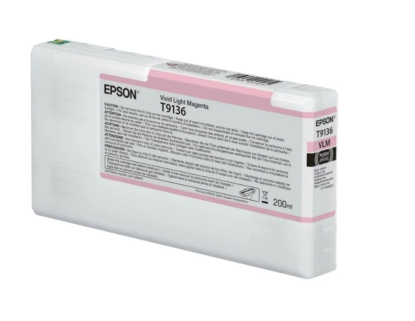 Картридж Epson C13T913600 для SC-P5000 200ml Vivid Light Magenta
Картридж Epson C13T913600 для SC-P5000 200ml Vivid Light Magenta