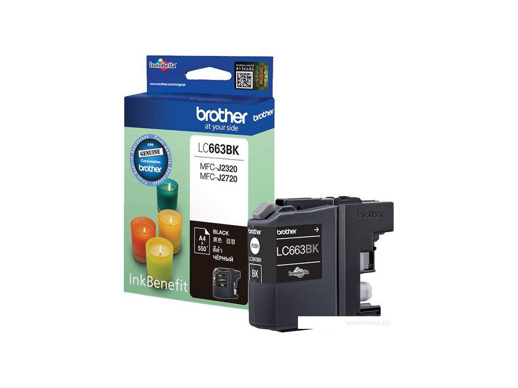 Картридж Brother LC-663BK для MFCJ2320/2720 чёрный (550стр)
Картридж Brother LC-663BK для MFCJ2320/2720 чёрный (550стр)