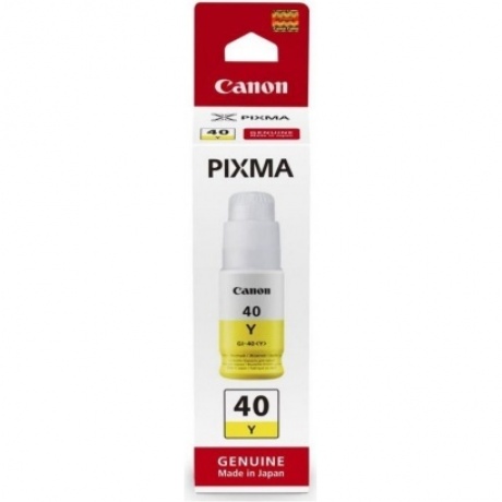 Картридж струйный Canon GI-40 Y 3402C001 желтый (70мл) для Canon Pixma G5040/G6040
Картридж струйный Canon GI-40 Y 3402C001 желтый (70мл) для Canon Pixma G5040/G6040