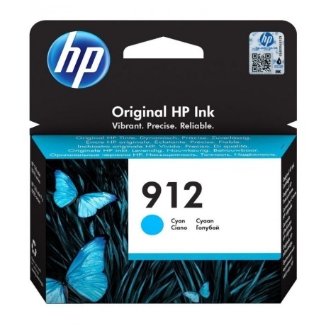 Картридж струйный HP 912 3YL77AE голубой (315стр.) для HP OfficeJet 801x/802x
Картридж струйный HP 912 3YL77AE голубой (315стр.) для HP OfficeJet 801x/802x