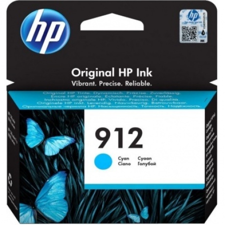 Картридж струйный HP 912 3YL77AE голубой (315стр.) для HP OfficeJet 801x/802x
Картридж струйный HP 912 3YL77AE голубой (315стр.) для HP OfficeJet 801x/802x