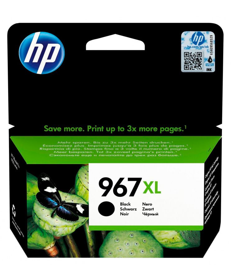 Картридж струйный HP 967XL 3JA31AE черный (3000стр.) для HP OfficeJet Pro 902x/HP
Картридж струйный HP 967XL 3JA31AE черный (3000стр.) для HP OfficeJet Pro 902x/HP