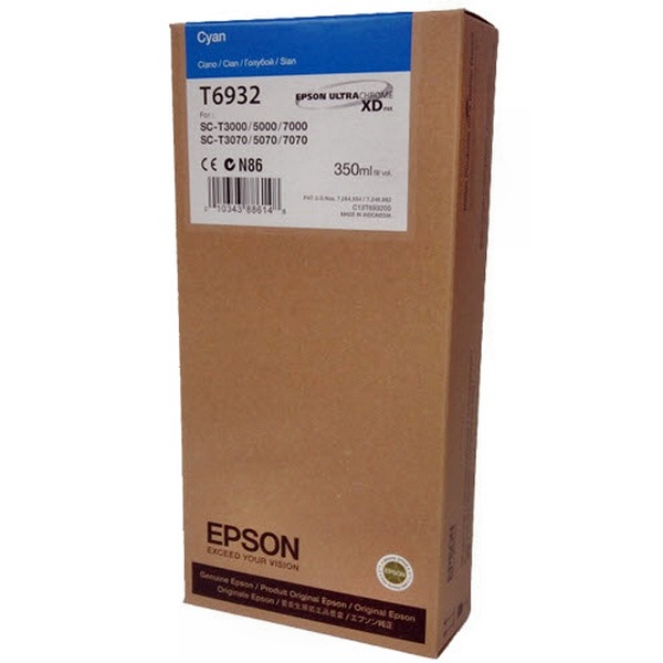 Картридж Epson C13T693200 SureColor SC-T3000/T5000/T7000 (cyan) 350мл
Картридж Epson C13T693200 SureColor SC-T3000/T5000/T7000 (cyan) 350мл