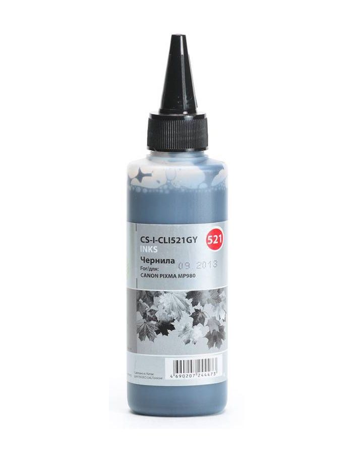 Чернила Cactus CS-I-CLI521GY серый 100мл для Canon Pixma MP540/MP550/MP620/MP630/MP640
Чернила Cactus CS-I-CLI521GY серый 100мл для Canon Pixma MP540/MP550/MP620/MP630/MP640