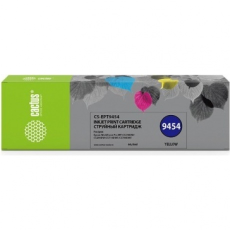Картридж струйный Cactus CS-EPT9454 желтый (66мл) для Epson WF-C5290DW/WF-C5790DW
Картридж струйный Cactus CS-EPT9454 желтый (66мл) для Epson WF-C5290DW/WF-C5790DW