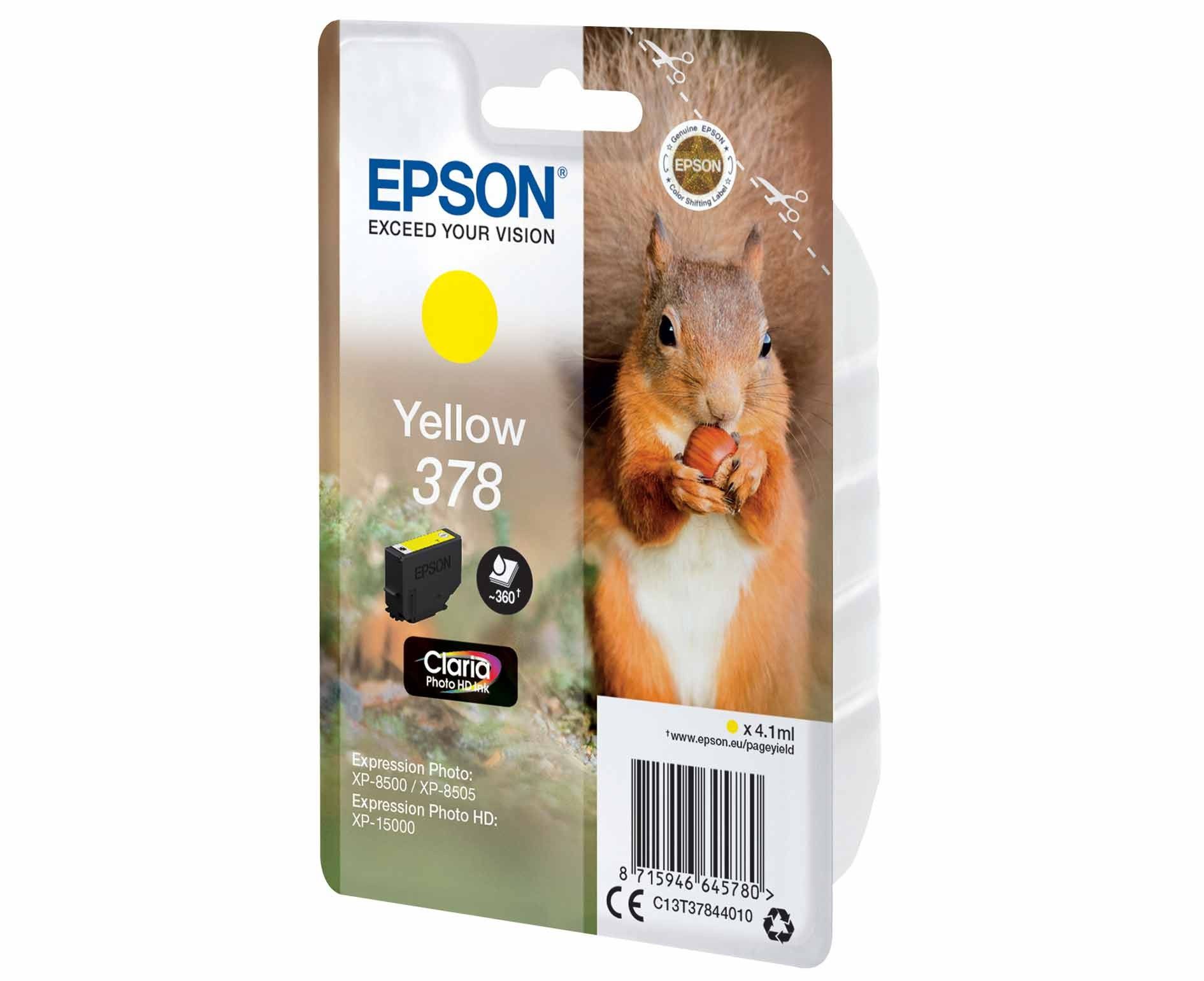 Картридж струйный Epson C13T37844020 желтый
Картридж струйный Epson C13T37844020 желтый