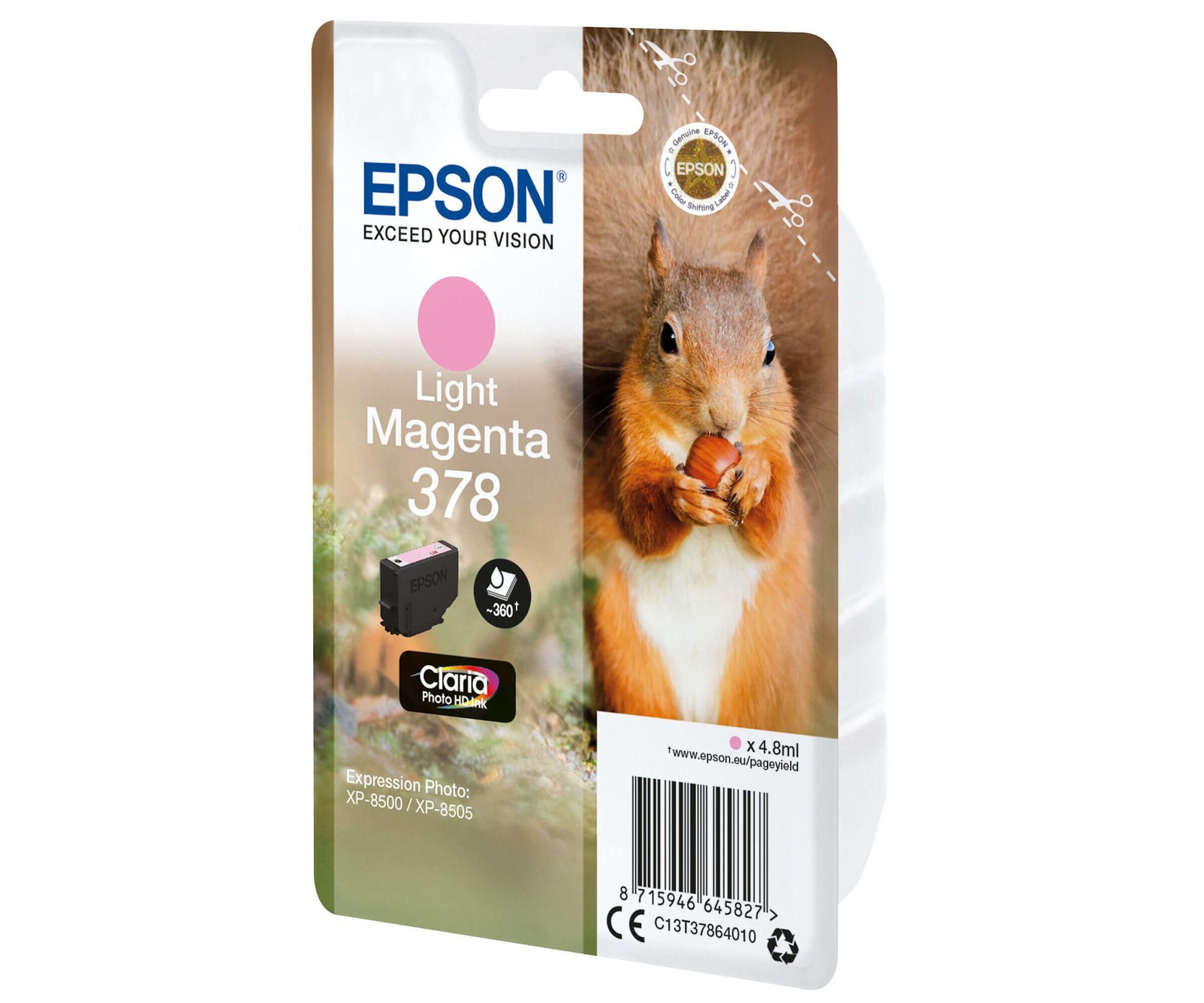 Картридж струйный Epson C13T37834020 пурпурный
Картридж струйный Epson C13T37834020 пурпурный