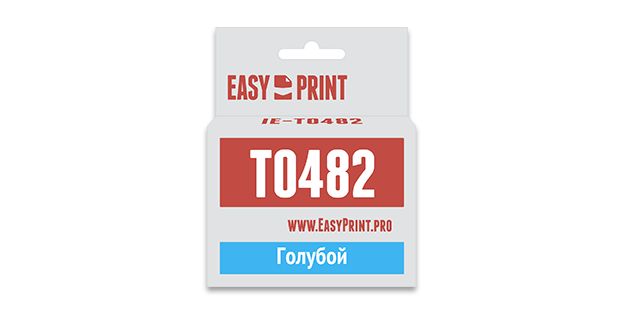 Картридж струйный EasyPrint IE-T0482 Cyan, Голубой
Картридж струйный EasyPrint IE-T0482 Cyan, Голубой