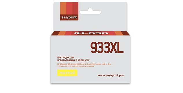 Картридж струйный EasyPrint IH-056 Yellow, Желтый
Картридж струйный EasyPrint IH-056 Yellow, Желтый