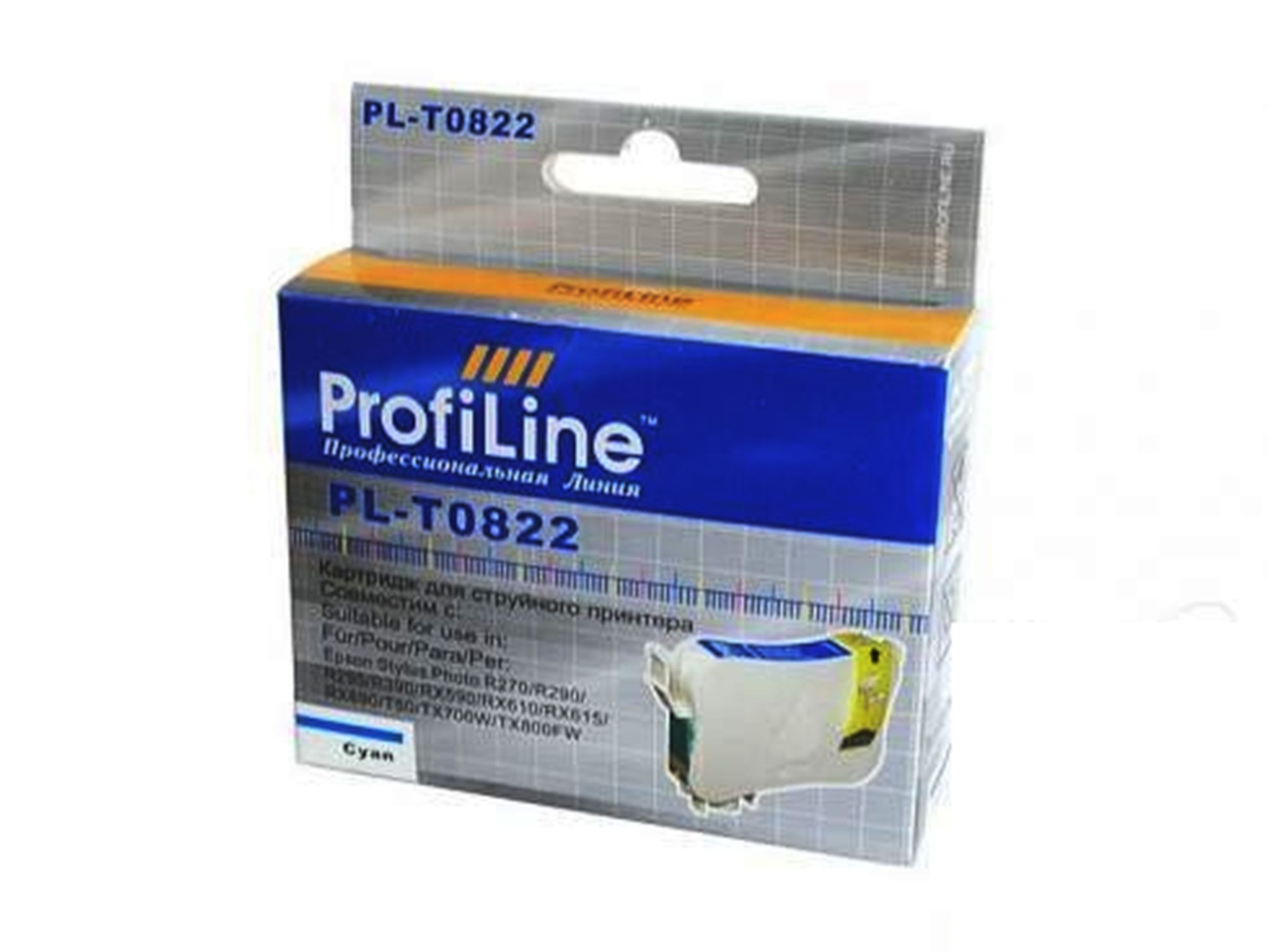 Картридж струйный ProfiLine PL-0822 Cyan, Голубой
Картридж струйный ProfiLine PL-0822 Cyan, Голубой