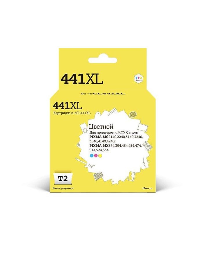 Картридж струйный T2 IC-CCL441XL Color, Разноцветный
Картридж струйный T2 IC-CCL441XL Color, Разноцветный