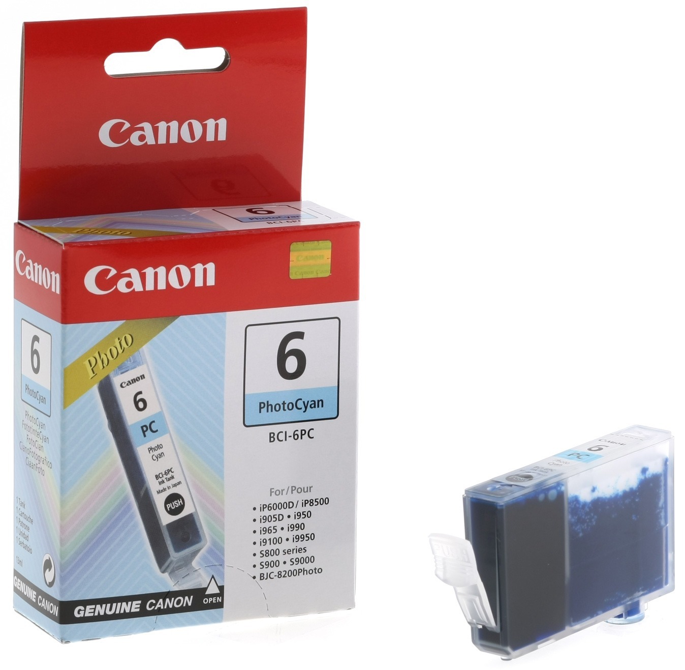 Картридж CANON BCI-6 PC фото-голубой
Картридж CANON BCI-6 PC фото-голубой