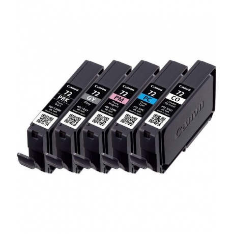 Набор картриджей CANON PGI-72 PBK/GY/PM/PC/CO многоцветный, 5 картриджей
Набор картриджей CANON PGI-72 PBK/GY/PM/PC/CO многоцветный, 5 картриджей
