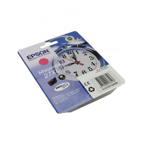 Картридж EPSON T2713 пурпурный повышенной емкости для WF-7110/7610/7620
Картридж EPSON T2713 пурпурный повышенной емкости для WF-7110/7610/7620