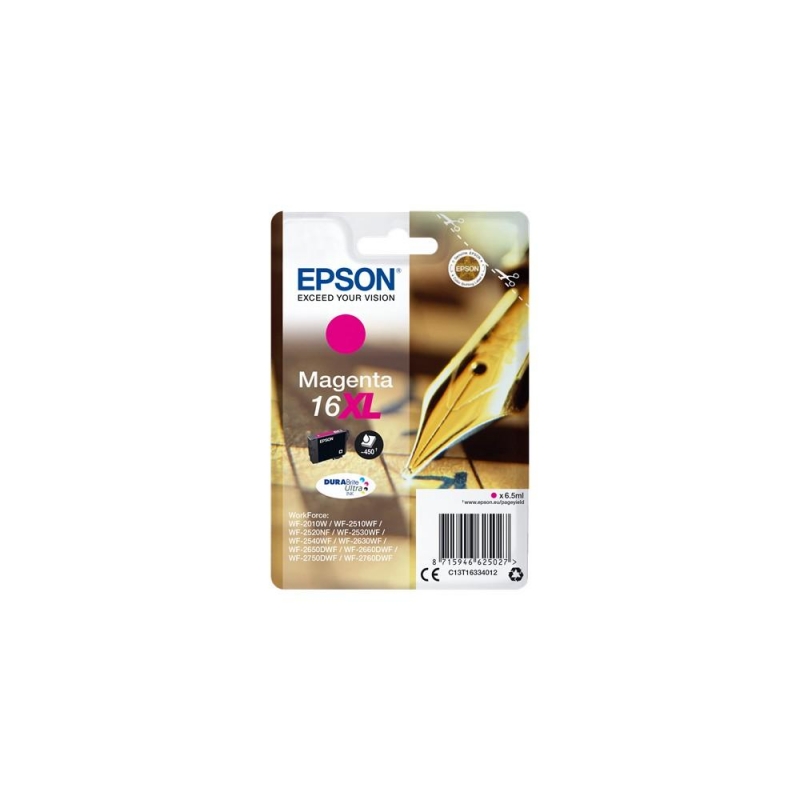 Картридж струйный Epson T1633 (C13T16334012), Пурпурный
Картридж струйный Epson T1633 (C13T16334012), Пурпурный