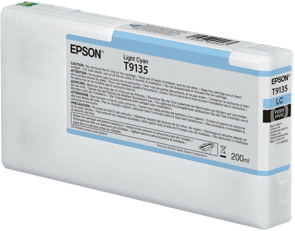 Картридж струйный Epson T9135 (C13T913500) Light Cyan, Светло-голубой
Картридж струйный Epson T9135 (C13T913500) Light Cyan, Светло-голубой