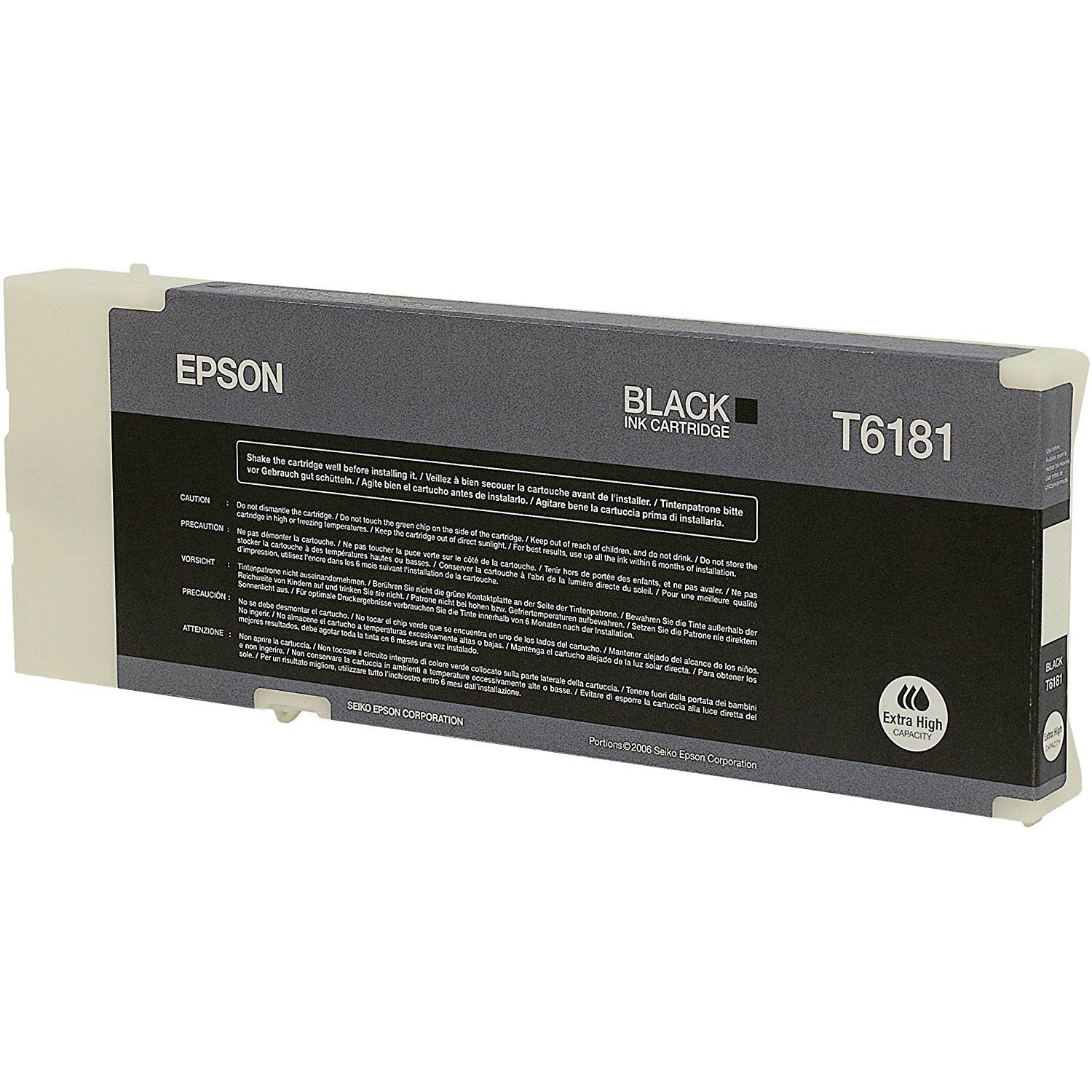Картридж струйный Epson T6181 (C13T618100)
Картридж струйный Epson T6181 (C13T618100)